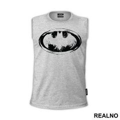 Mottled Yellow Logo - Batman - Majica