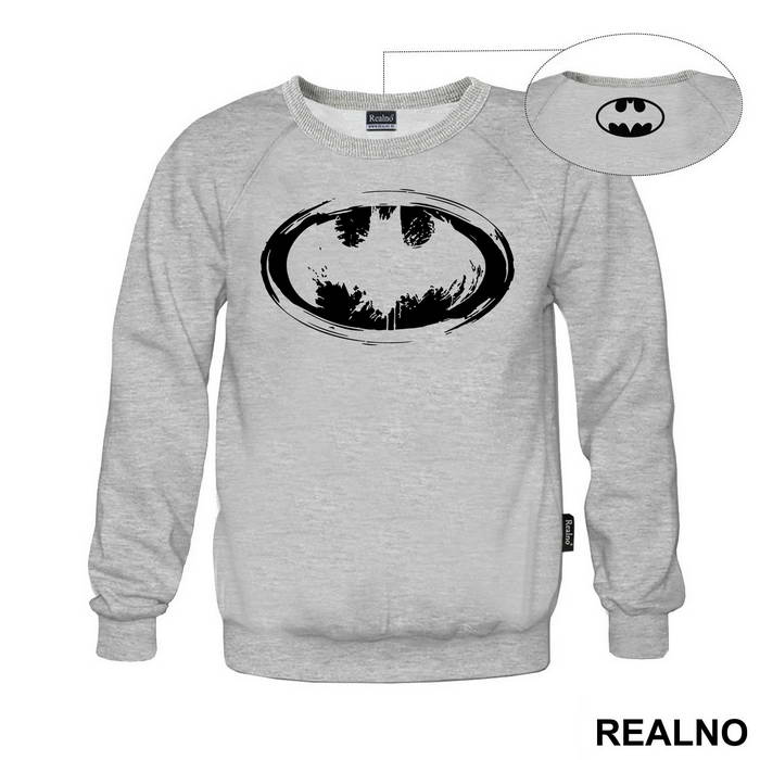 Mottled Yellow Logo - Batman - Majica