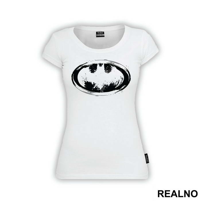 Mottled Yellow Logo - Batman - Majica