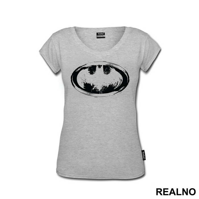 Mottled Yellow Logo - Batman - Majica