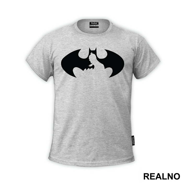 Logo And Figure - Batman - Majica