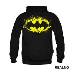 Splashing Yellow Logo - Batman - Majica