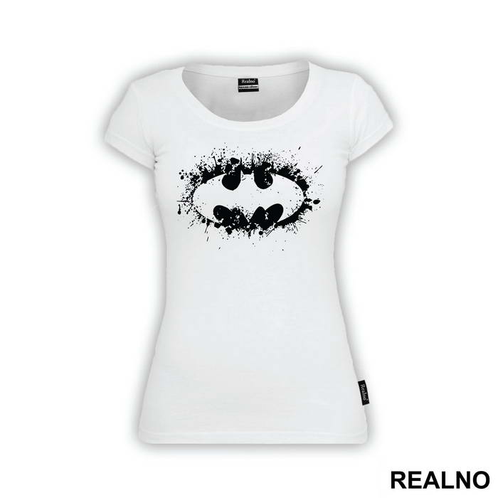Splashing Yellow Logo - Batman - Majica
