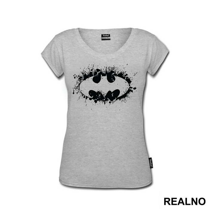 Splashing Yellow Logo - Batman - Majica