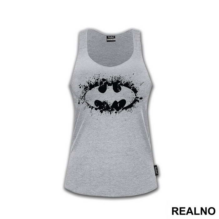 Splashing Yellow Logo - Batman - Majica