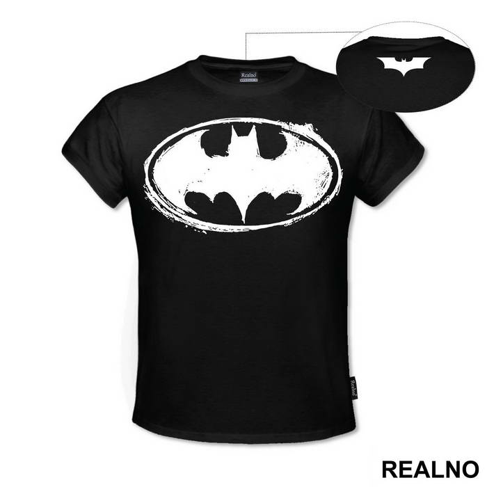 White Logo - Batman - Majica