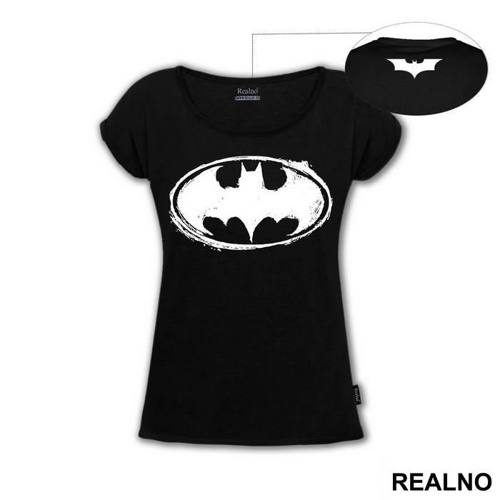 White Logo - Batman - Majica
