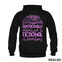 Emotionally Attached To Fictional Characters - Pink - Books - Čitanje - Knjige - Majica