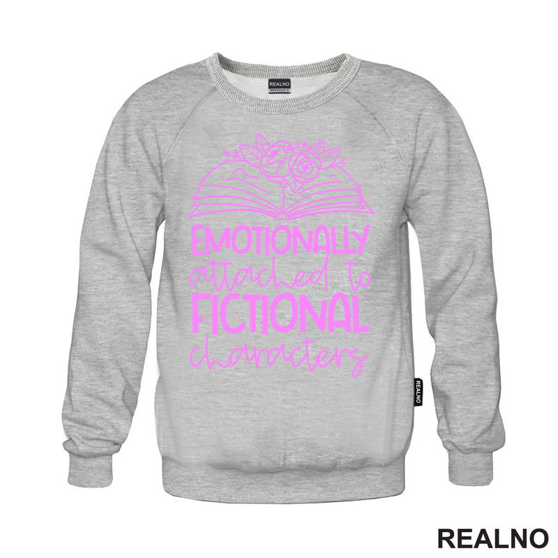 Emotionally Attached To Fictional Characters - Pink - Books - Čitanje - Knjige - Majica