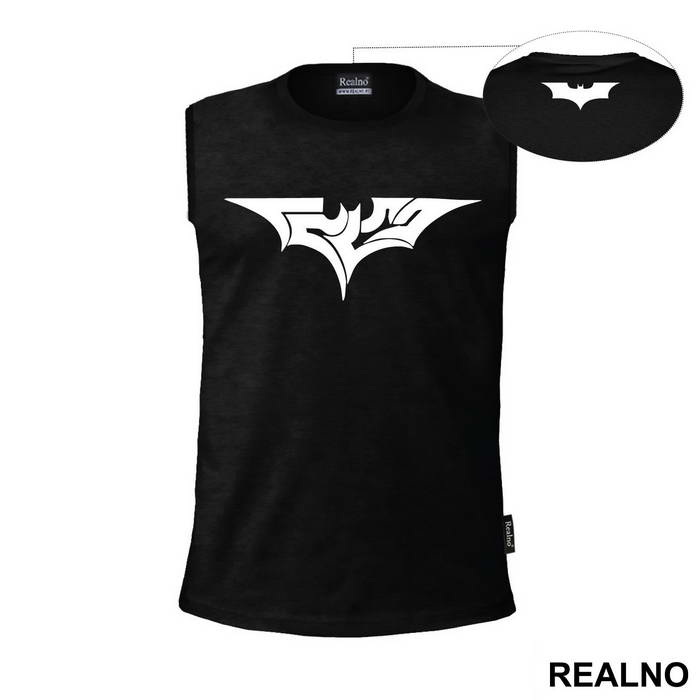 Logo - Outline - Batman - Majica
