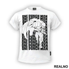 Saitama Text - One Punch Man - Majica