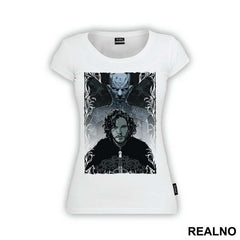 Jon Snow And White Walker - Game Of Thrones - GOT - Majica