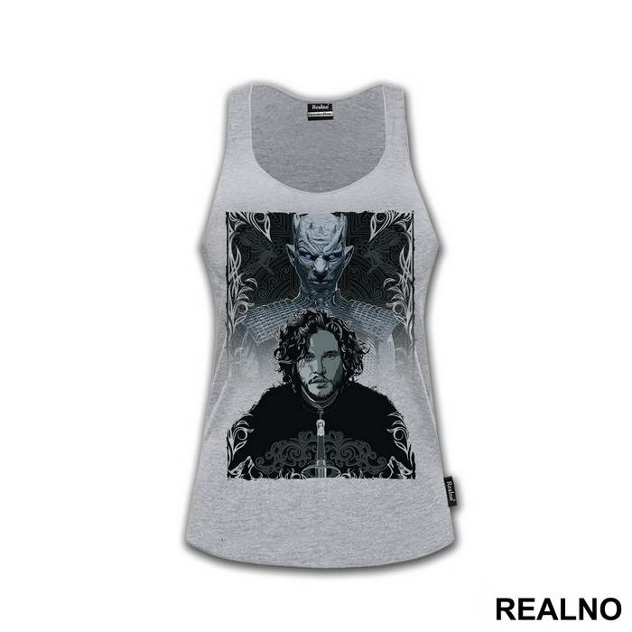 Jon Snow And White Walker - Game Of Thrones - GOT - Majica