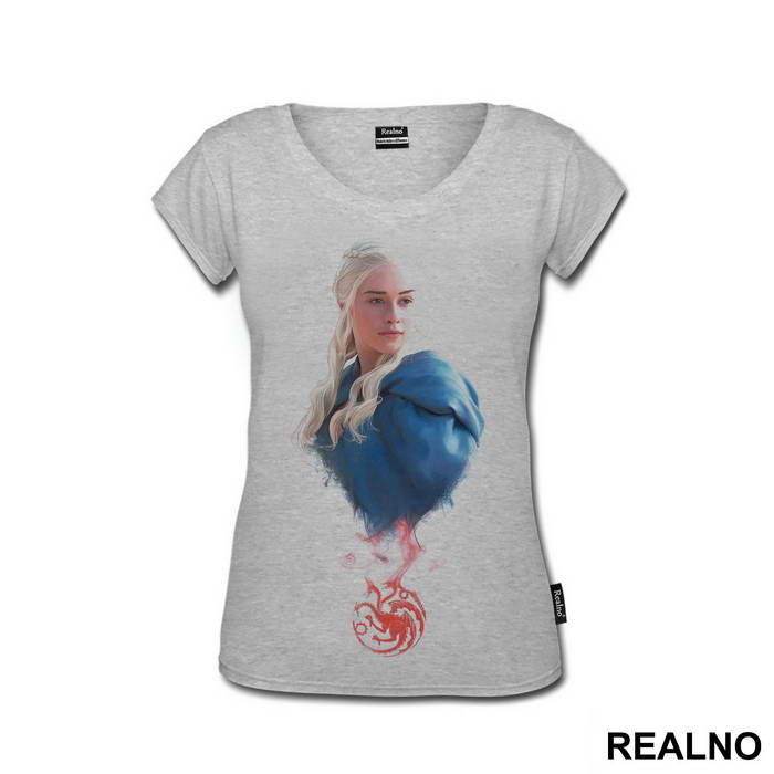 Daenerys And The Targaryen Sigil - Game Of Thrones - GOT - Majica