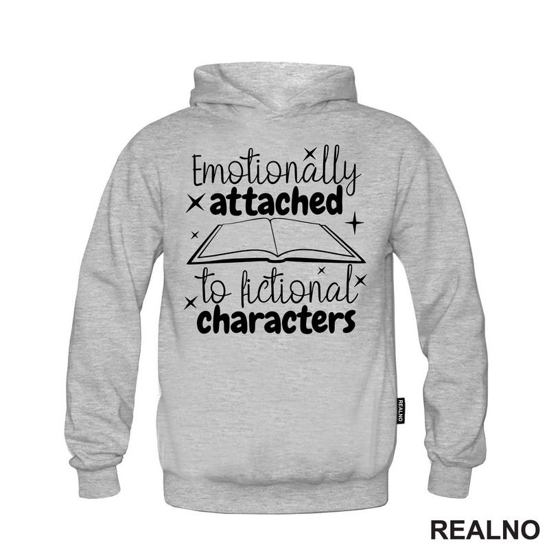 Emotionally Attached To Fictional Characters - Stars - Books - Čitanje - Knjige - Majica