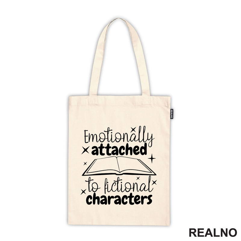 Emotionally Attached To Fictional Characters - Stars - Books - Čitanje - Knjige - Majica