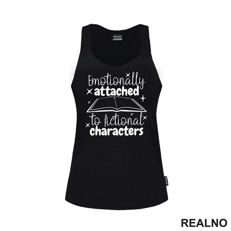 Emotionally Attached To Fictional Characters - Stars - Books - Čitanje - Knjige - Majica