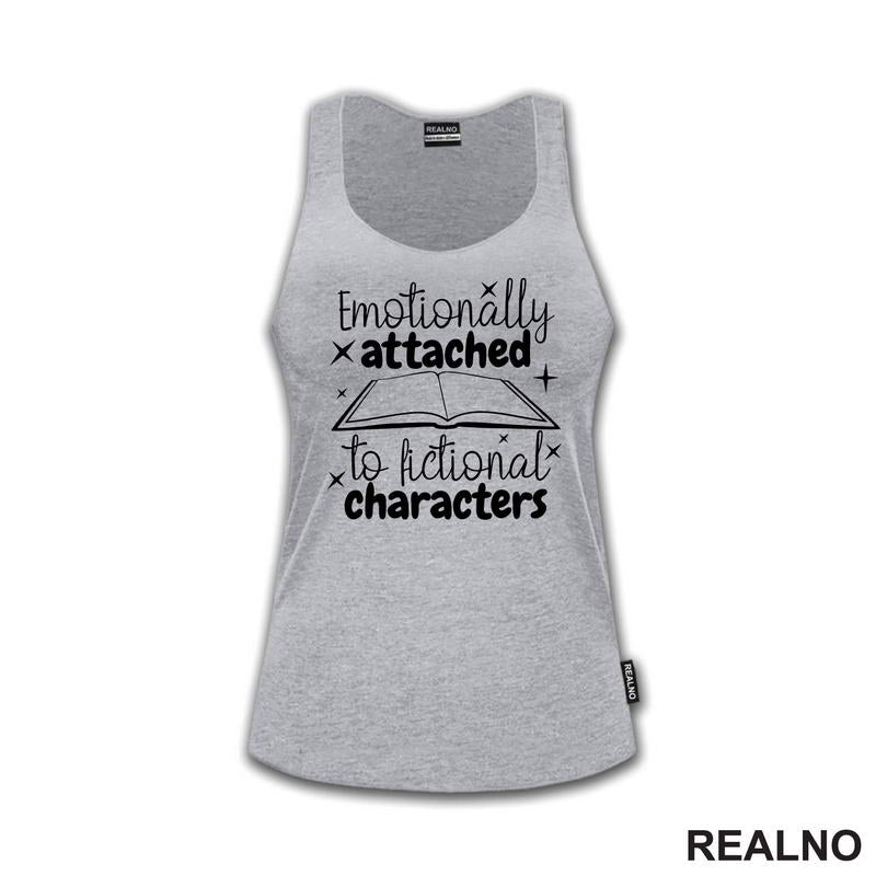 Emotionally Attached To Fictional Characters - Stars - Books - Čitanje - Knjige - Majica