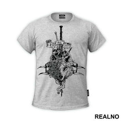 House Stark - Black Drawing - Winter Is Coming - Game Of Thrones - GOT - Majica