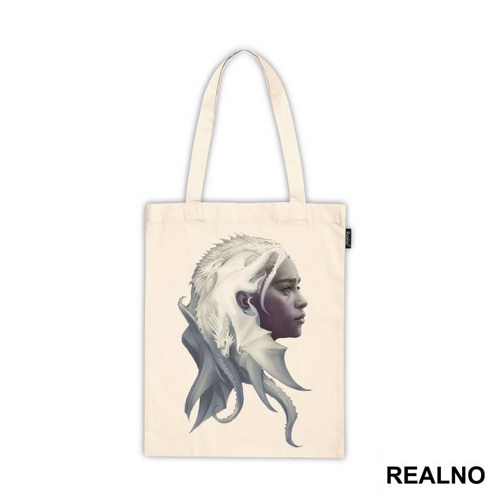 Daenerys Targaryen And Dragons - Grey - Game Of Thrones - GOT - Majica