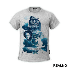 Jon Snow, Daenerys Targaryen, Tyrion Lannister And White Walker - Game Of Thrones - GOT - Majica