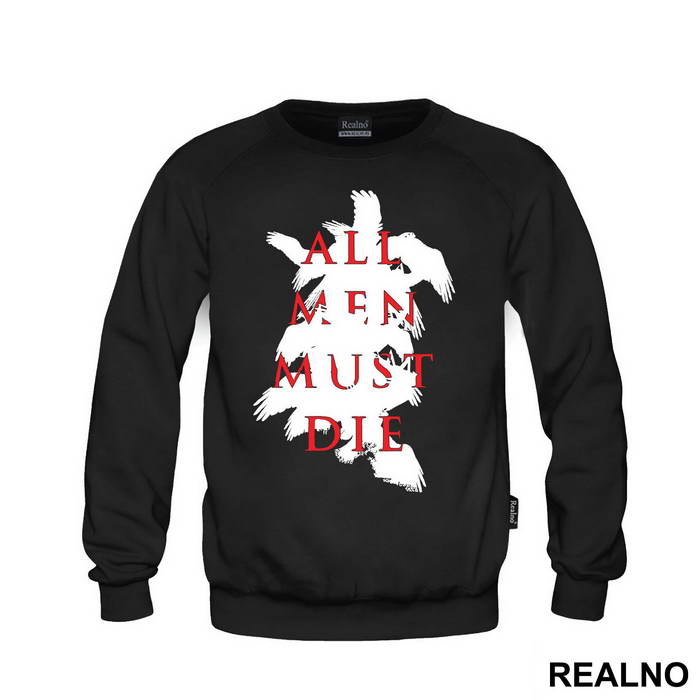 All Men Must Die - Black And Red - Game Of Thrones - GOT - Majica