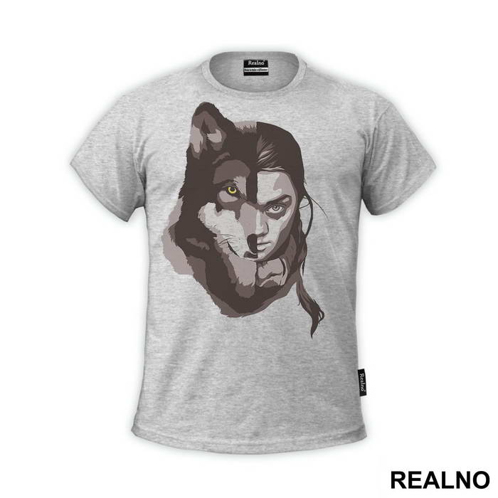 Arya Stark And Nymeria - Game Of Thrones - GOT - Majica