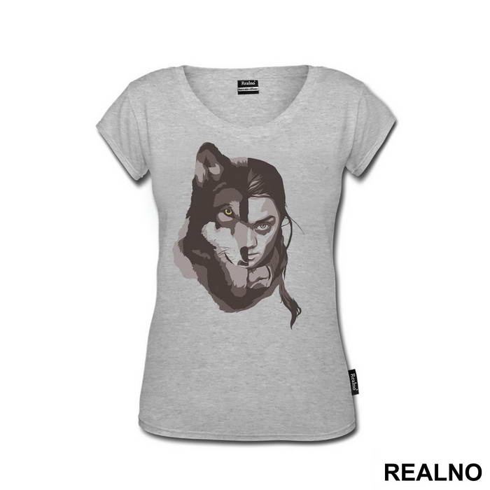 Arya Stark And Nymeria - Game Of Thrones - GOT - Majica