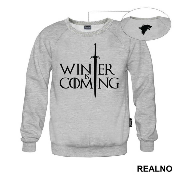 Winter Is Coming - Sword - Game Of Thrones - GOT - Majica