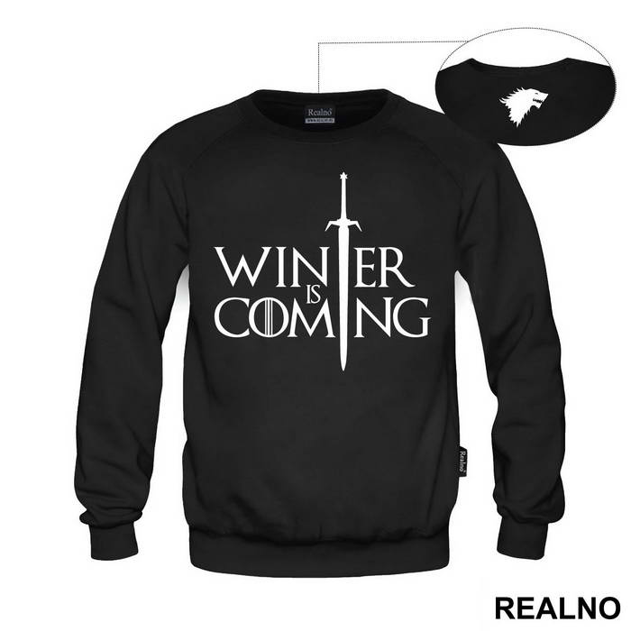 Winter Is Coming - Sword - Game Of Thrones - GOT - Majica
