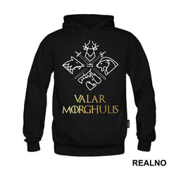 Valar Morghulis - White And Gold - Game Of Thrones - GOT - Majica
