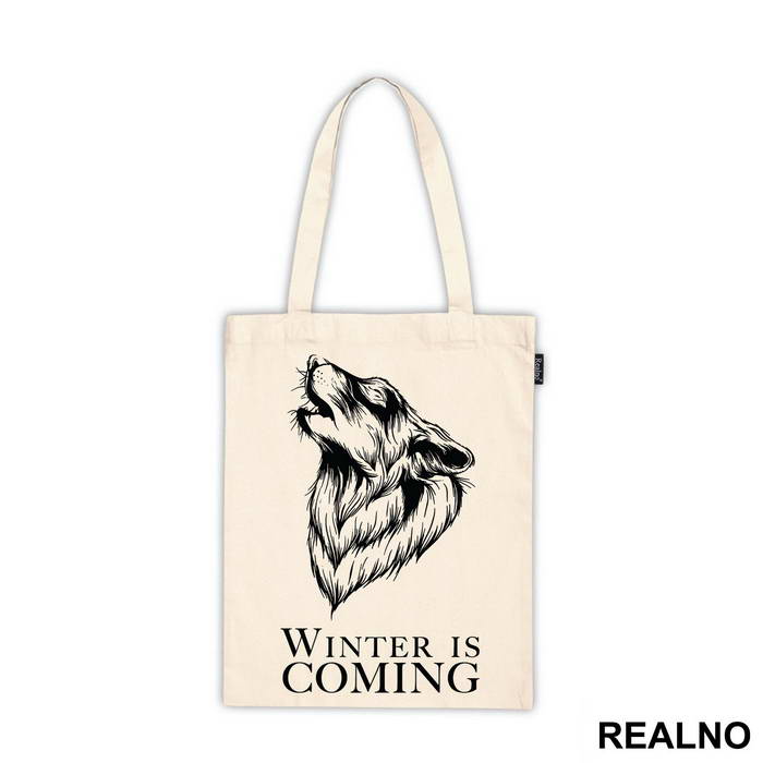 Winter Is Coming - White Dire Wolf - Game Of Thrones - GOT - Majica