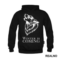 Winter Is Coming - White Dire Wolf - Game Of Thrones - GOT - Majica