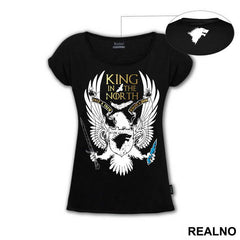 King In The North - Once A Crow, Always A Crow - Game Of Thrones - GOT - Majica
