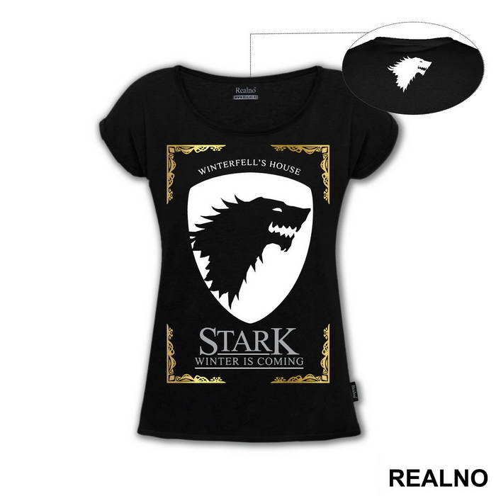 Winterfell's House - Stark - Winter Is Coming - Game Of Thrones - GOT - Majica