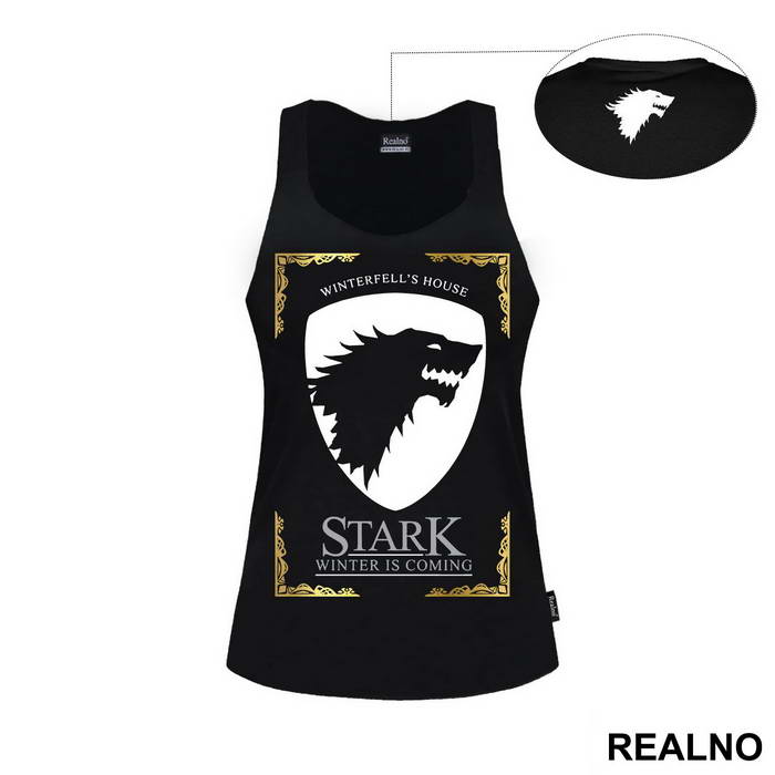 Winterfell's House - Stark - Winter Is Coming - Game Of Thrones - GOT - Majica