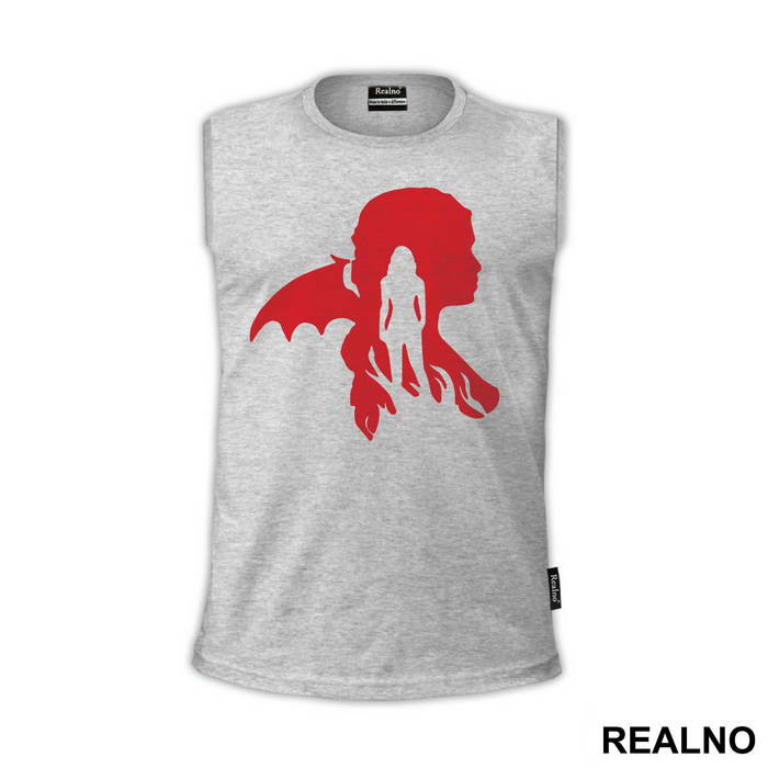 Daenerys Targaryen - Red - Game Of Thrones - GOT - Majica
