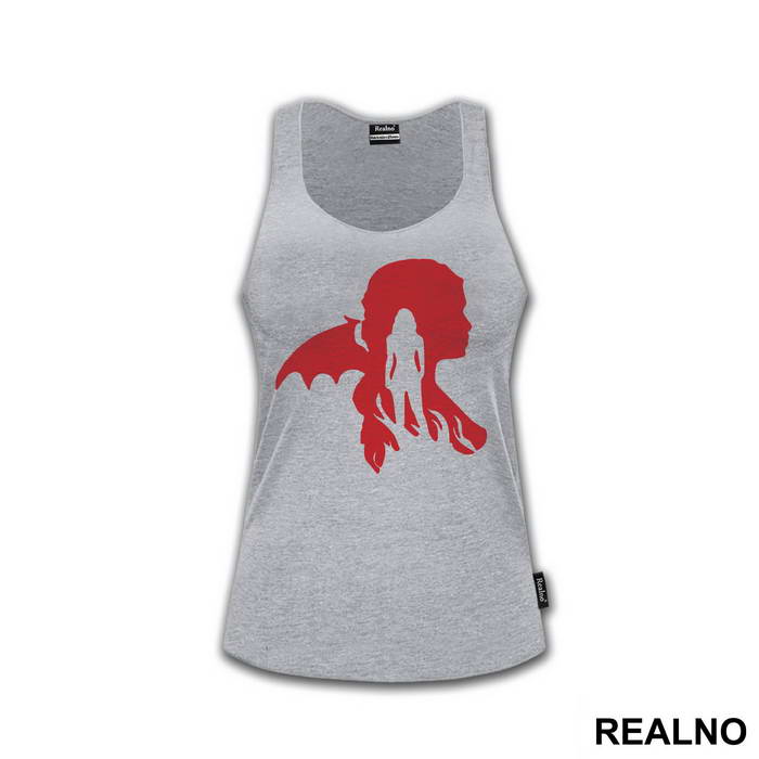 Daenerys Targaryen - Red - Game Of Thrones - GOT - Majica