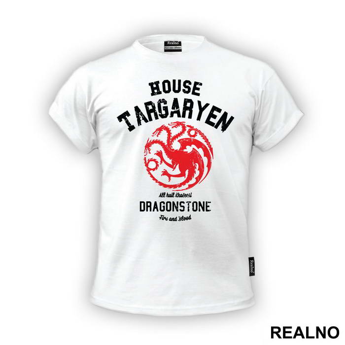 House Targaryen - All Hail Khaleesi - Dragonstone - Game Of Thrones - GOT - Majica