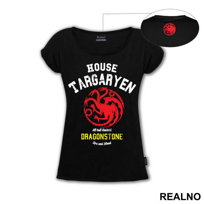 House Targaryen - All Hail Khaleesi - Dragonstone - Game Of Thrones - GOT - Majica