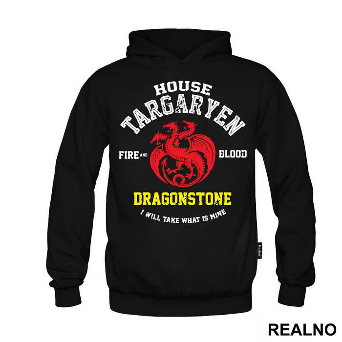House Targaryen - I Will Take What Is Mine - White, Red And Yellow - Game Of Thrones - GOT - Majica