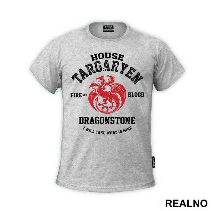 House Targaryen - I Will Take What Is Mine - White, Red And Yellow - Game Of Thrones - GOT - Majica