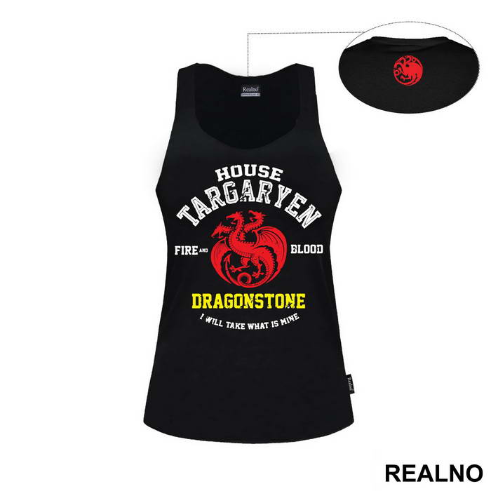 House Targaryen - I Will Take What Is Mine - White, Red And Yellow - Game Of Thrones - GOT - Majica