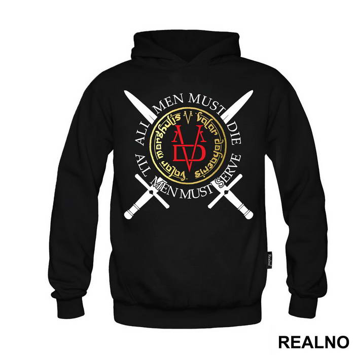 Valar Morghulis - All Men Must Die - Gold - Game Of Thrones - GOT - Majica