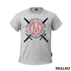 Valar Morghulis - All Men Must Die - Gold - Game Of Thrones - GOT - Majica