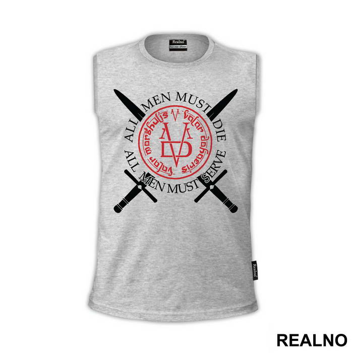 Valar Morghulis - All Men Must Die - Gold - Game Of Thrones - GOT - Majica