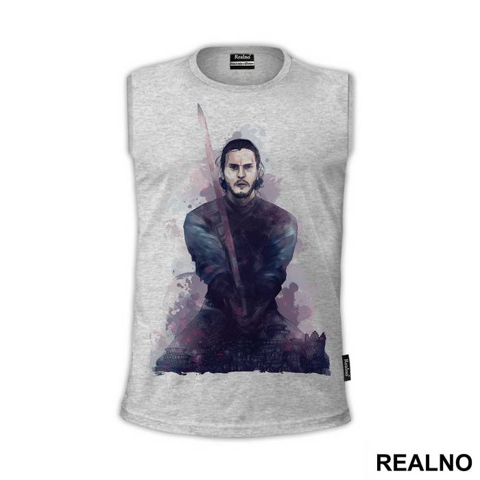 Jon Snow And Sword - Game Of Thrones - GOT - Majica