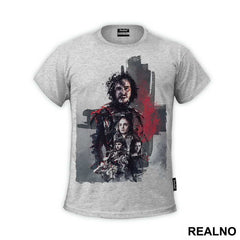 Stark Family - Jon, Sansa, Arya And Bran - Game Of Thrones - GOT - Majica