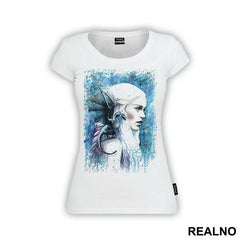 Daenerys Targaryen - Blue Splatter - Game Of Thrones - GOT - Majica