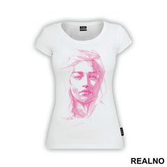 Daenerys Targaryen - Pink Watercolor - Game Of Thrones - GOT - Majica